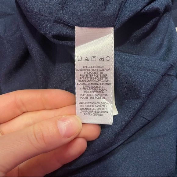 Dress the Population Dress Women's Size Medium Midnight Blue Navy Sweetheart - Picture 10 of 12